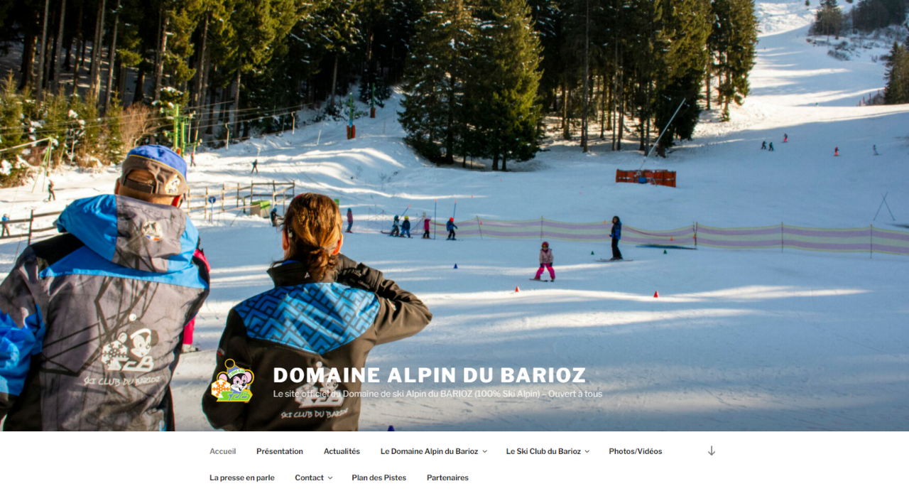 site Ski club du Barioz