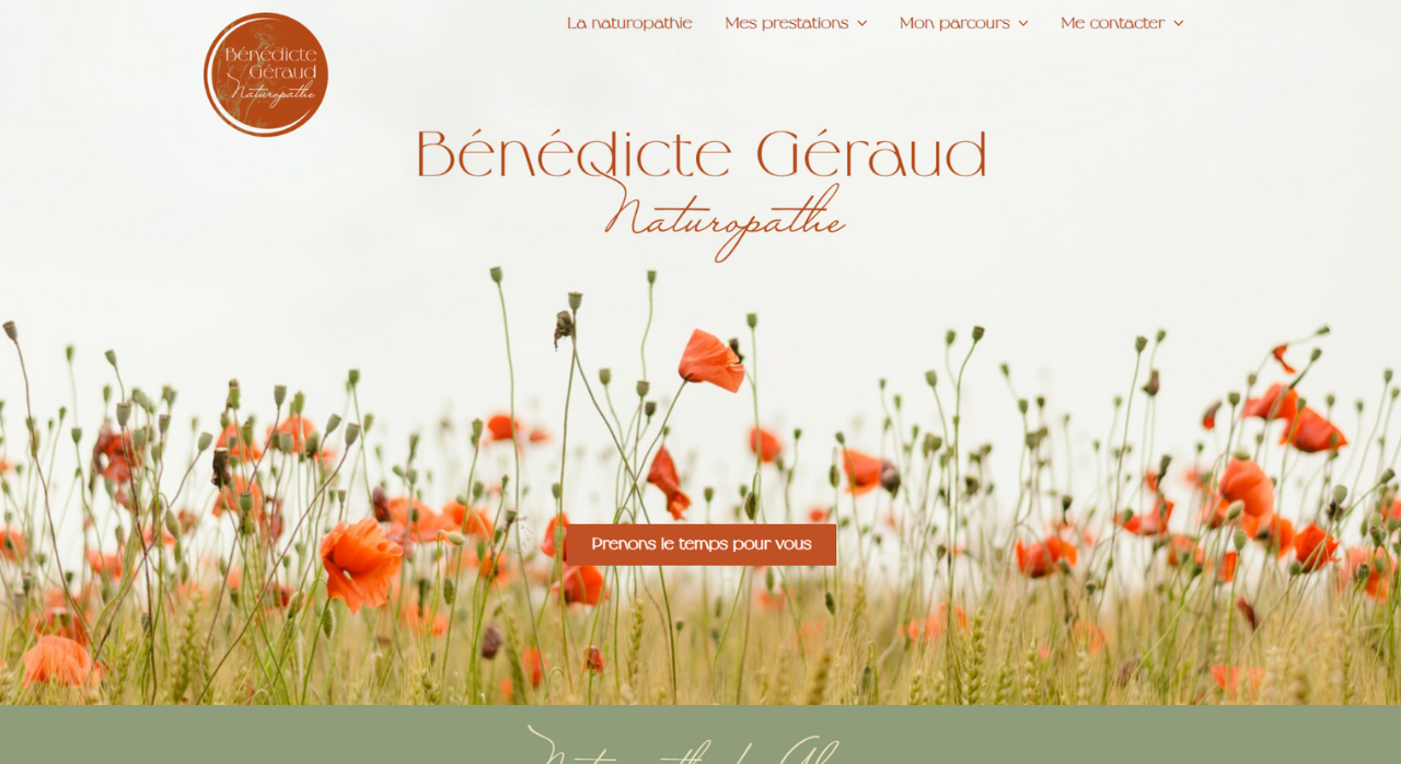 site naturopathe bénédicte Géraud
